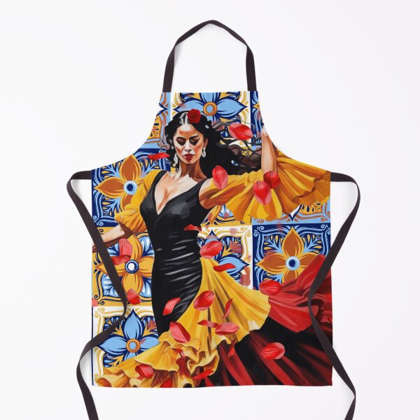 Item preview, Spanish Flamenco Dancer with Azulejo Tiles designed and sold by Szpaku desart .