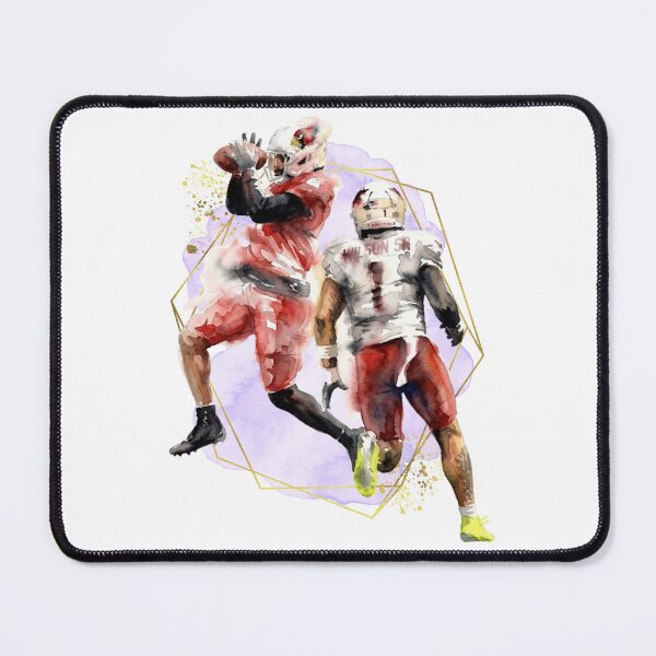 Item preview, Watercolor Touchdown in Gold Geometric Frame designed and sold by Turnersports.