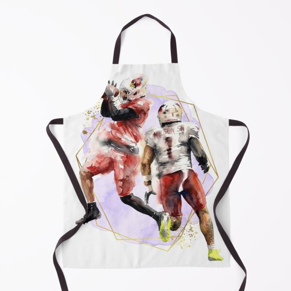 Item preview, Watercolor Touchdown in Gold Geometric Frame designed and sold by Turnersports.