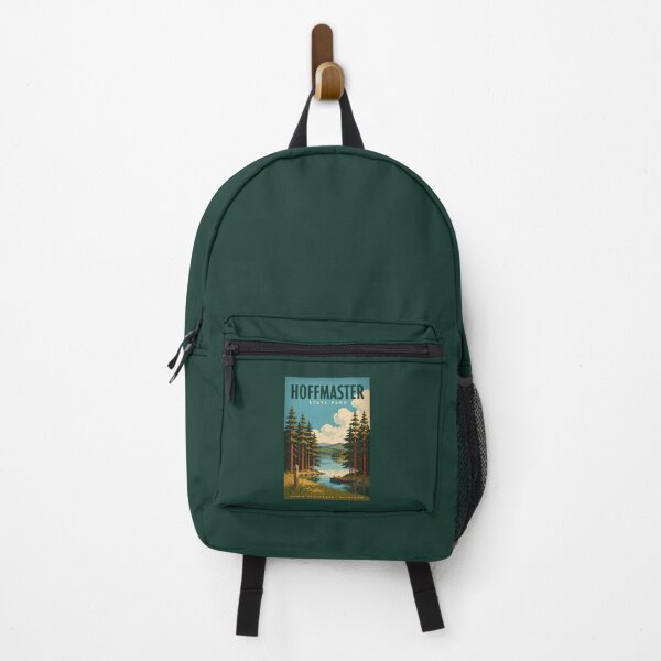 Item preview, Hoffmaster State Park Lake Illustration Travel Art Vintage designed and sold by KrisSidDesigns.