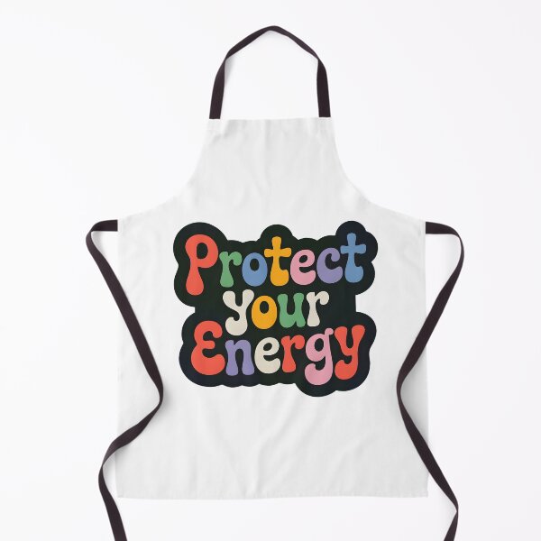 Item preview, Protect Your Energy Groovy Vintage Retro Typography Sticker designed and sold by crazyhome.