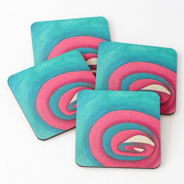 Item preview, Colorful Whirlpool Pink and Blue Spiral designed and sold by LaurenMyersArtist.