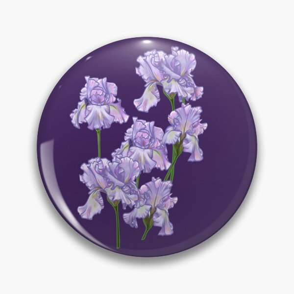 Item preview, Moonlit Irises -- Moonfox designed and sold by KrystalBStudios.