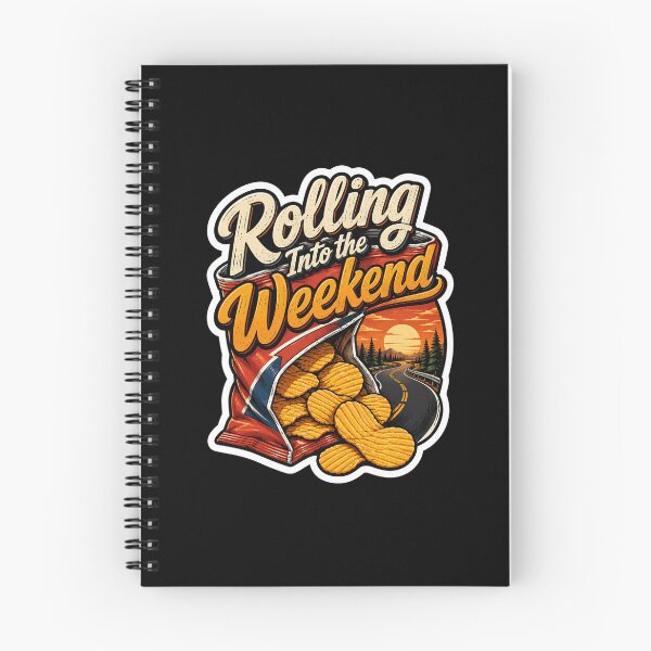 Item preview, Rolling Into The Weekend Road Trip Snacks Sunset Highway designed and sold by ColeLaniTrading.