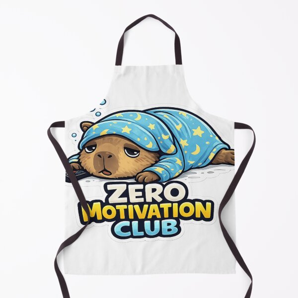 Item preview, Zero Motivation Club Sleepy Capybara designed and sold by Herodestroyer.