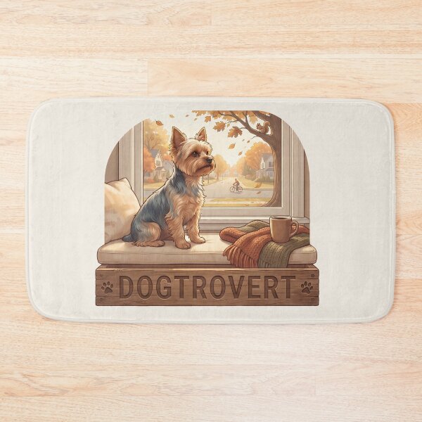 Item preview, Vintage Dogtrovert Yorkie Neighborhood Watch designed and sold by MythicCotton.