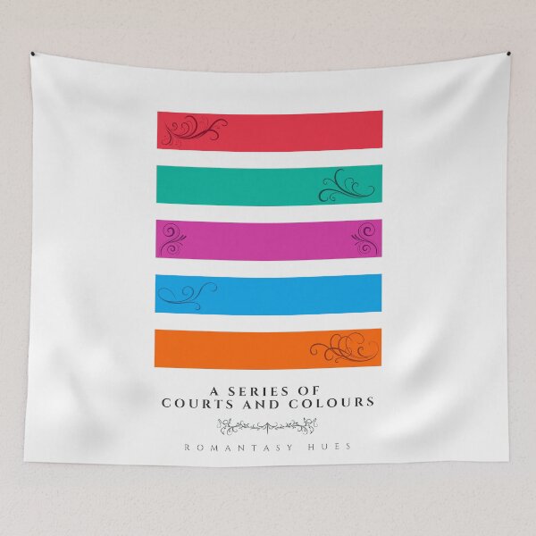 Item preview, ‘A Series of Courts and Colours’ Romantasy Hue Palette Special Edition Graphic Artwork designed and sold by The Colourful Game.