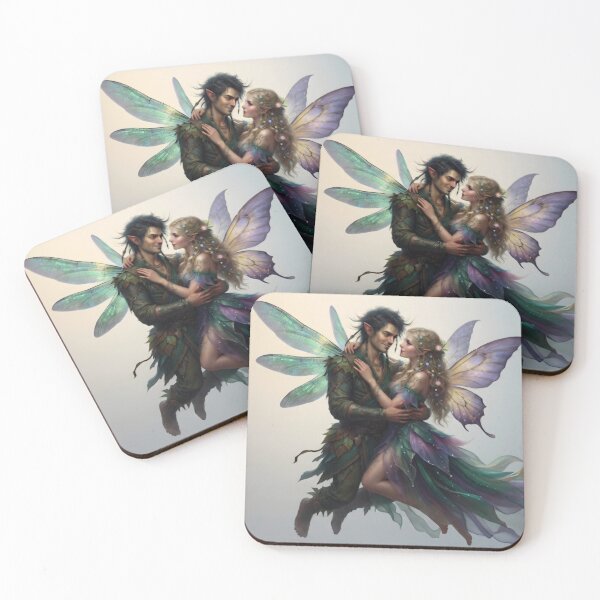 Item preview, Fairy couple designed and sold by Canopy & Canvas.