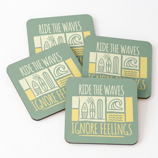 Item preview, Ride The Waves - Ignore Feelings designed and sold by VibetheSeason.