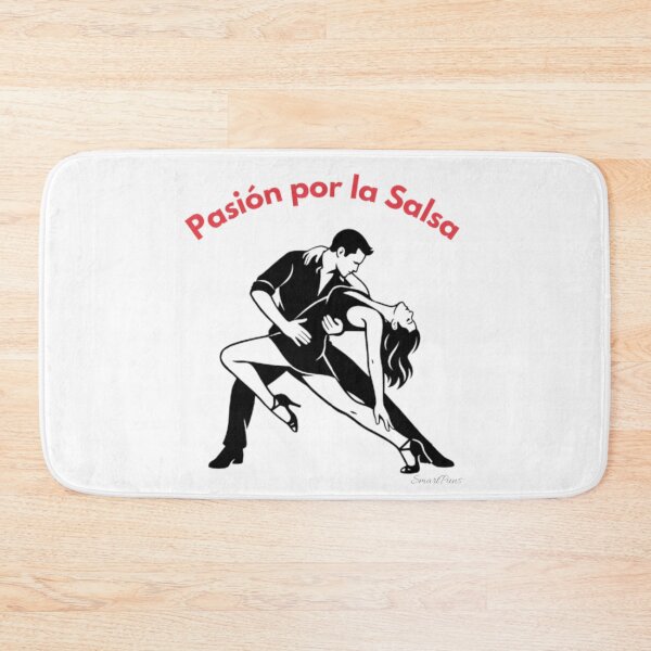 Item preview, Pasión por la Salsa – Red Typography Minimalist Salsa Dance Couple, Elegant Deep Dip Silhouette, Latin Ballroom Dancers Apparel Graphic Sticker designed and sold by SmartPuns.