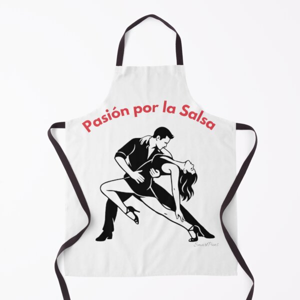Item preview, Pasión por la Salsa – Red Typography Minimalist Salsa Dance Couple, Elegant Deep Dip Silhouette, Latin Ballroom Dancers Apparel Graphic Sticker designed and sold by SmartPuns.