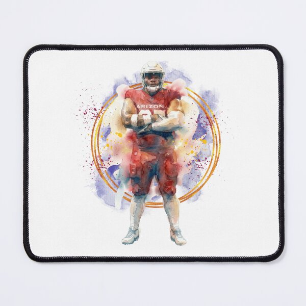 Item preview, Arizona Football Player Watercolor Splatter Art designed and sold by Turnersports.
