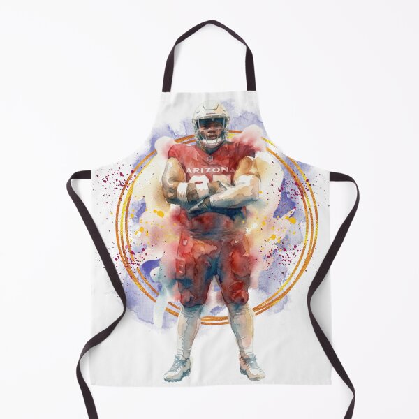 Item preview, Arizona Football Player Watercolor Splatter Art designed and sold by Turnersports.