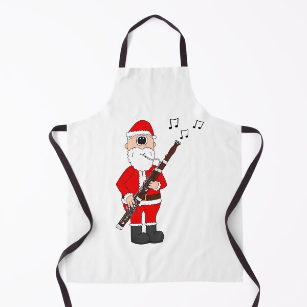 Item preview, Santa Playing Bassoon, Christmas Bassoonist Woodwind Musician designed and sold by doodlerob.