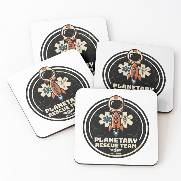 Item preview, planetary rescue team Retro Vintage Minimalist Graphic designed and sold by Probably Fine Design.