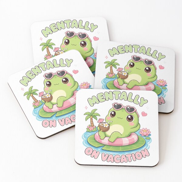 Item preview, Mentally On Vacation Cute Frog designed and sold by Herodestroyer.