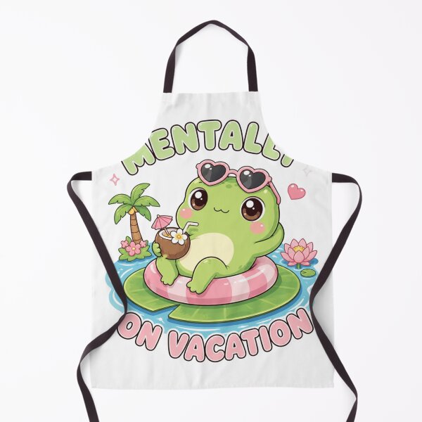 Item preview, Mentally On Vacation Cute Frog designed and sold by Herodestroyer.