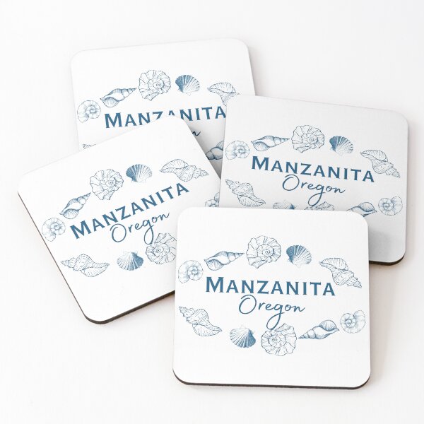 Item preview, Manzanita Oregon Seashell Beach Typography Design designed and sold by DonnaRaine.