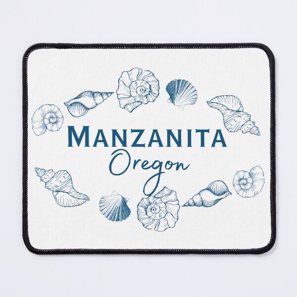 Item preview, Manzanita Oregon Seashell Beach Typography Design designed and sold by DonnaRaine.