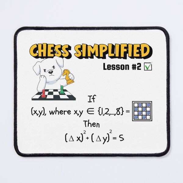 Item preview, Mathematical Knight Movement (Kids) designed and sold by PawnChain.