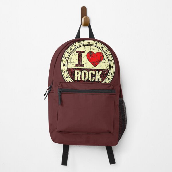 Item preview, I Love Rock | Vintage Heart Rock Grunge Seal designed and sold by AstronautMerch.