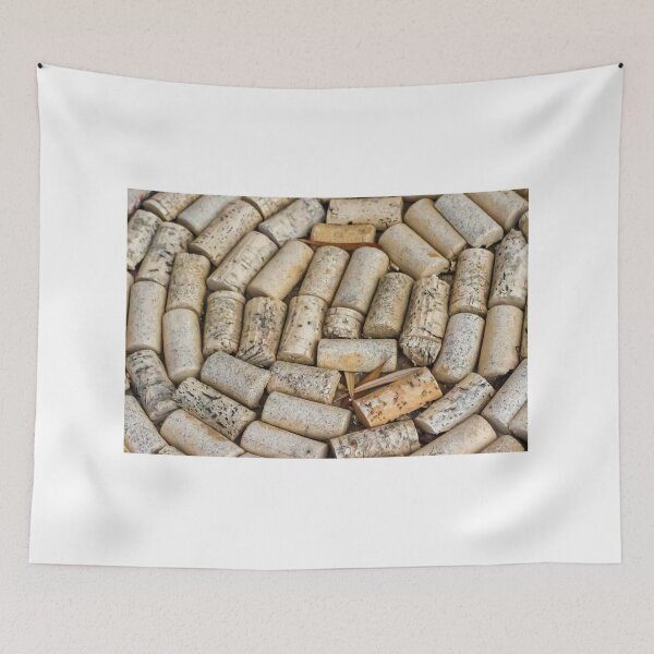 Item preview, Wine Corks Background: Closeup Pile of Natural Cork Stoppers for Wine Bottles designed and sold by Nmallia.