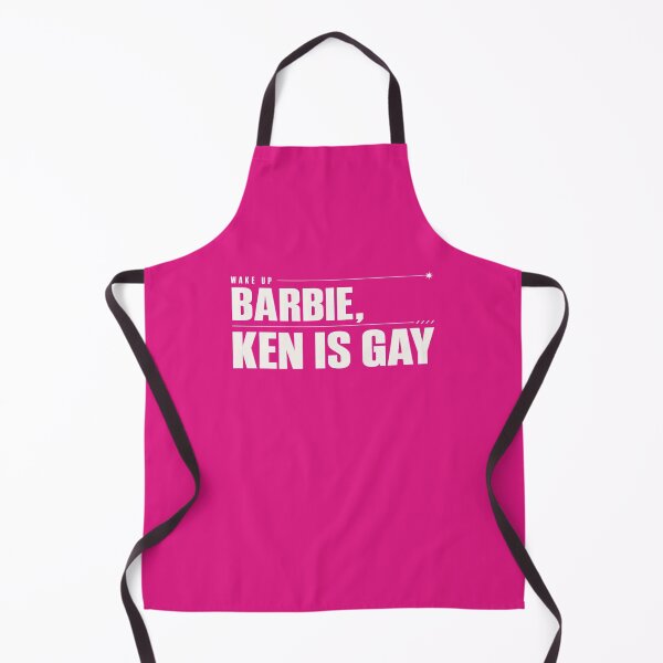 Item preview, Wake Up Barbie Ken Is Gay Funny Pop Culture Quote White Typography designed and sold by VIVID COLORS CLUB.