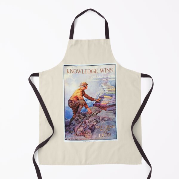 Item preview, WWI Knowledge Wins Poster Print | Public Library Books Are Free! designed and sold by Vintage Poster Supply.
