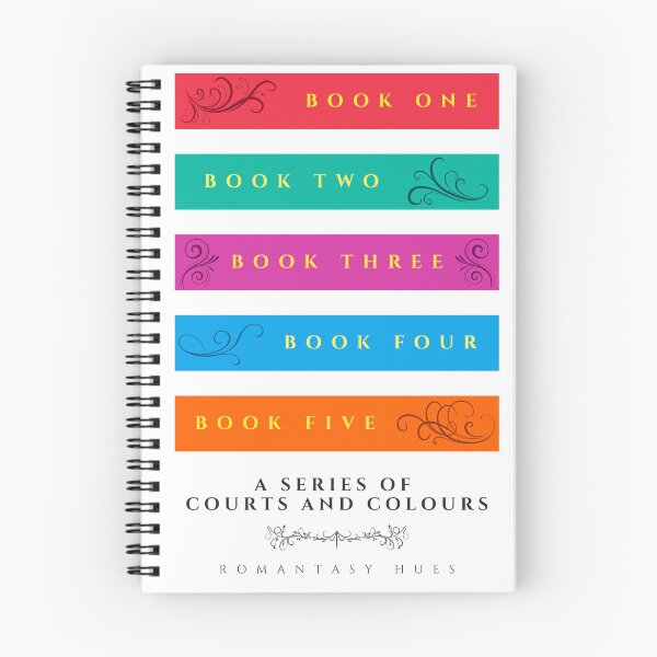 Item preview, ‘A Series of Courts and Colours’ Romantasy Hue Palette Special Edition Book Number Artwork designed and sold by The Colourful Game.