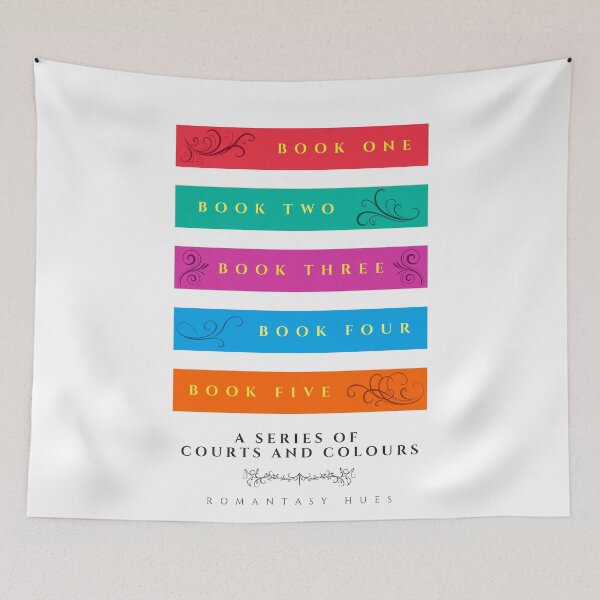 Item preview, ‘A Series of Courts and Colours’ Romantasy Hue Palette Special Edition Book Number Artwork designed and sold by The Colourful Game.