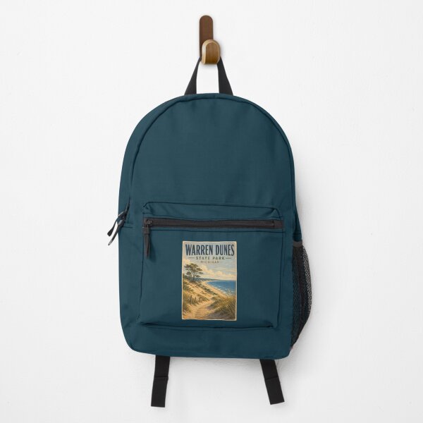 Item preview, Warren Dunes State Park Michigan Illustration Travel Art Vintage designed and sold by KrisSidDesigns.