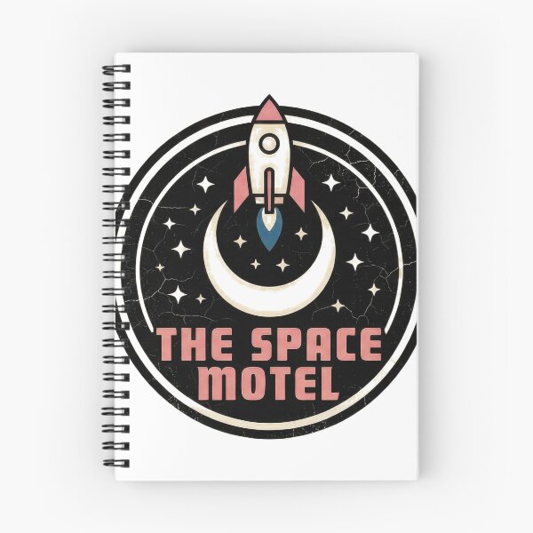 Item preview, the space motel Retro Vintage Minimalist Graphic designed and sold by Probably Fine.