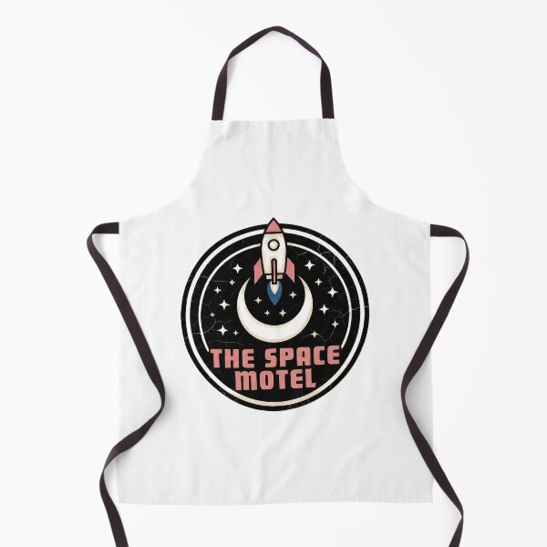 Item preview, the space motel Retro Vintage Minimalist Graphic designed and sold by Probably Fine Design.