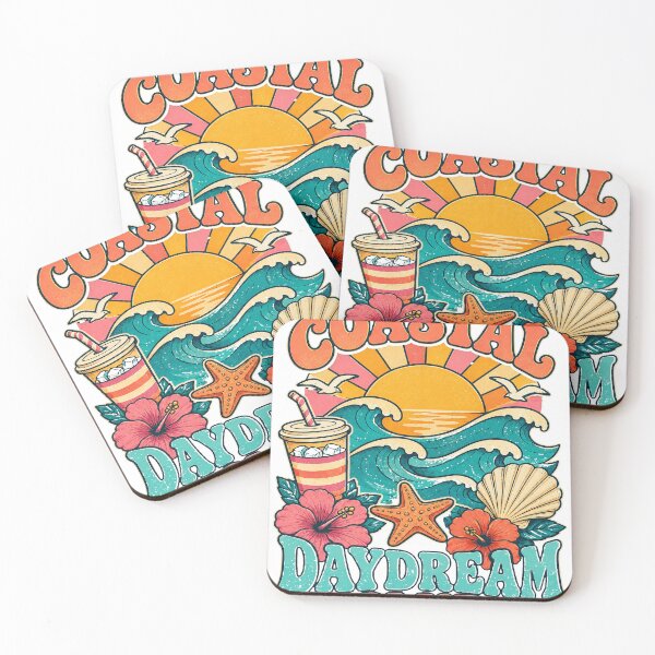 Item preview, Coastal Daydream Club – Retro Summer Beach  Main Tag: designed and sold by BISJOU.