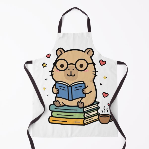 Item preview, Cute Kawaii Capybara Rcapybaraeading Book Sticker designed and sold by sousou-83.