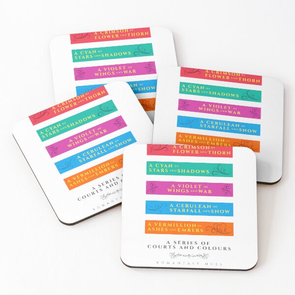 Item preview, ‘A Series of Courts and Colours’ Romantasy Hue Palette Special Edition Book Name Artwork designed and sold by The Colourful Game.