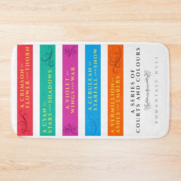 Item preview, ‘A Series of Courts and Colours’ Romantasy Hue Palette Special Edition Book Name Artwork designed and sold by The Colourful Game.