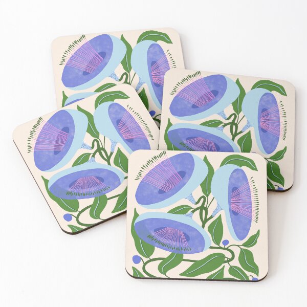 Item preview, Blue-Violet Botanical Trio designed and sold by The Art Framing Company.