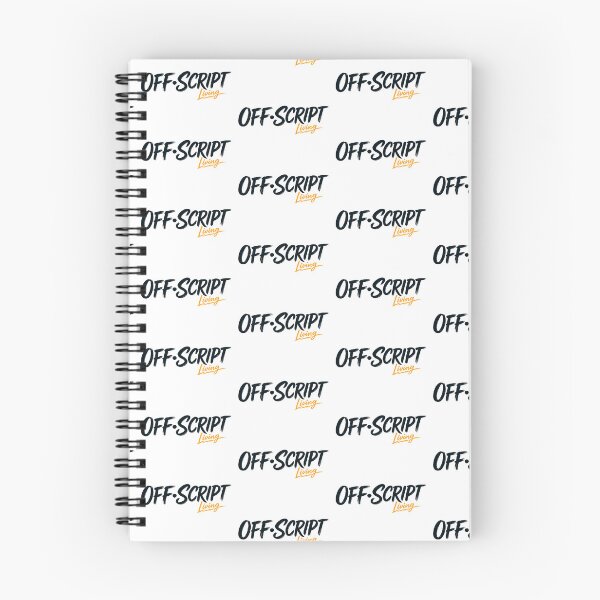 Item preview, Off Script Living Logo - Black and Ochre  designed and sold by Woop Woop .