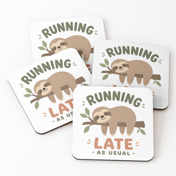 Item preview, Running Late As Usual Sloth designed and sold by Herodestroyer.