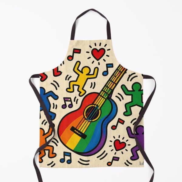 Item preview, Rainbow Guitar Celebration XL designed and sold by LuluLeb.