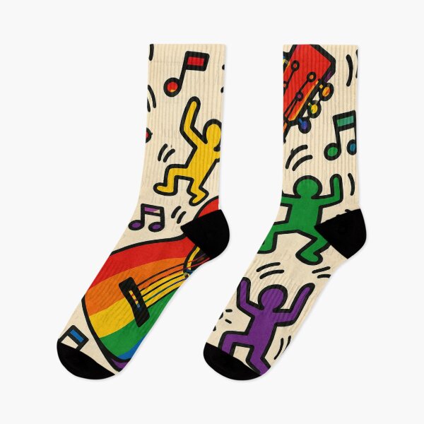 Item preview, Rainbow Guitar Celebration XL designed and sold by LuluLeb.