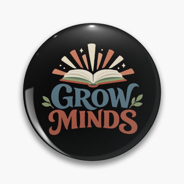 Item preview, Grow Minds Open Book – Teacher Gift designed and sold by stylishdzign.