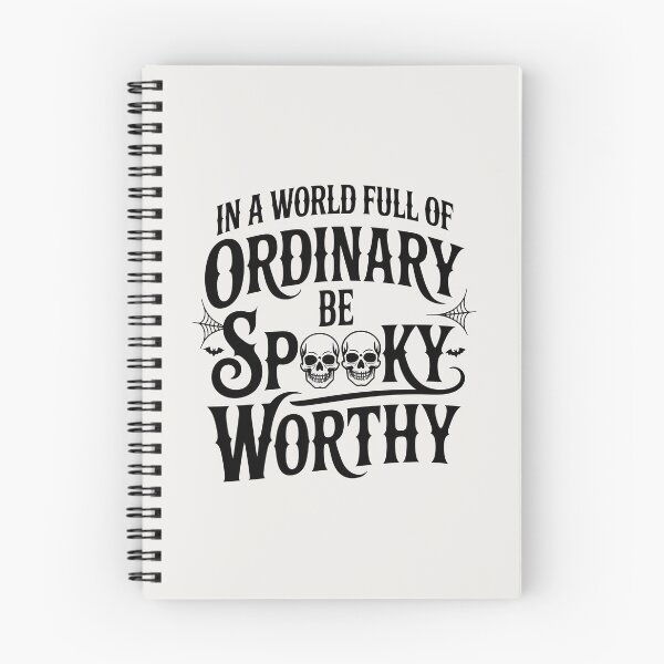 Item preview, In a World Full of Ordinary, Be Spooky-Worthy – Halloween Quote Design designed and sold by Jollys-ArtShop.