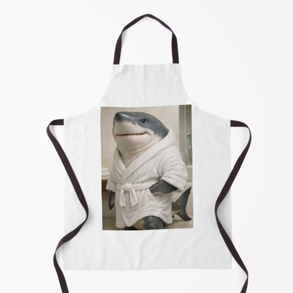 Item preview, Cozy Bathrobe Megalodon designed and sold by Sillytoe.
