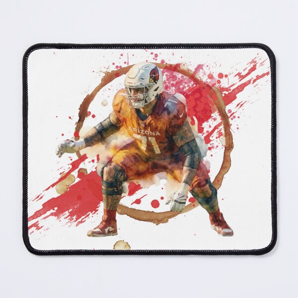 Item preview, Watercolour Arizona Football Jersey Number 71 Art designed and sold by Turnersports.