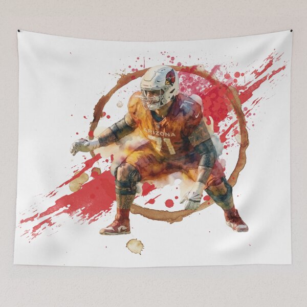 Item preview, Watercolour Arizona Football Jersey Number 71 Art designed and sold by Turnersports.