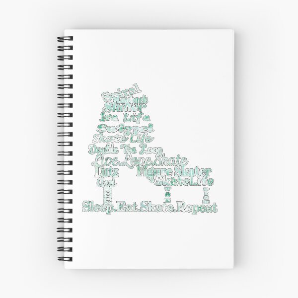 Item preview,  Figure Skate- Skate Terms in Mint Green and White Fluid Paint Pour Design- Makes a Great Gift designed and sold by Purposely Designed.