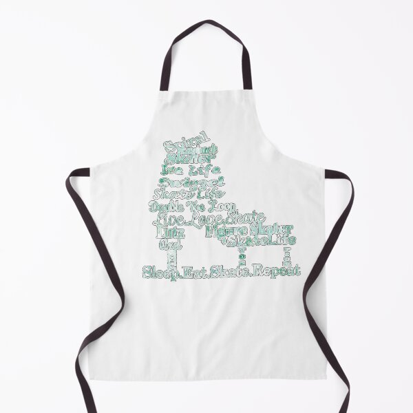 Item preview, Figure Skate- Skate Terms in Mint Green and White Fluid Paint Pour Design- Makes a Great Gift designed and sold by Purposely Designed.
