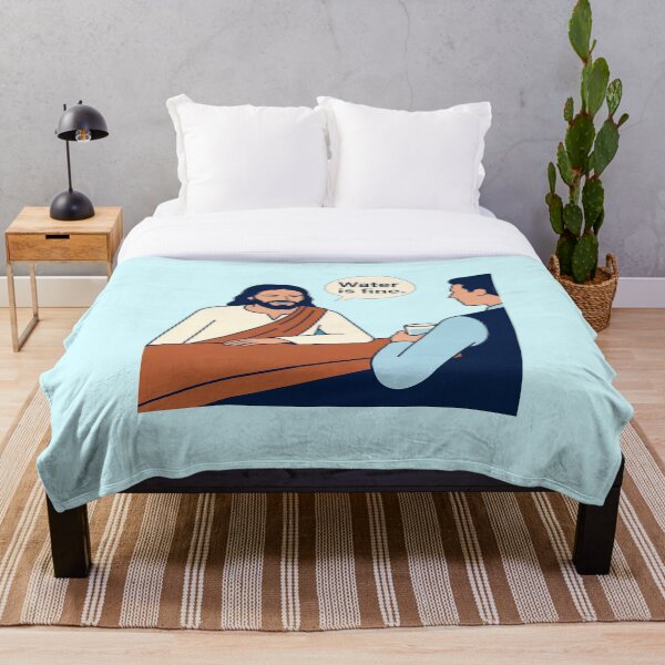Item preview, Jesus at a Bar - Water Is Fine designed and sold by ThreadRiotTees.